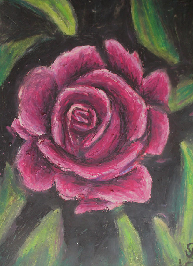 Rosy Pink Painting by Jen Shearer