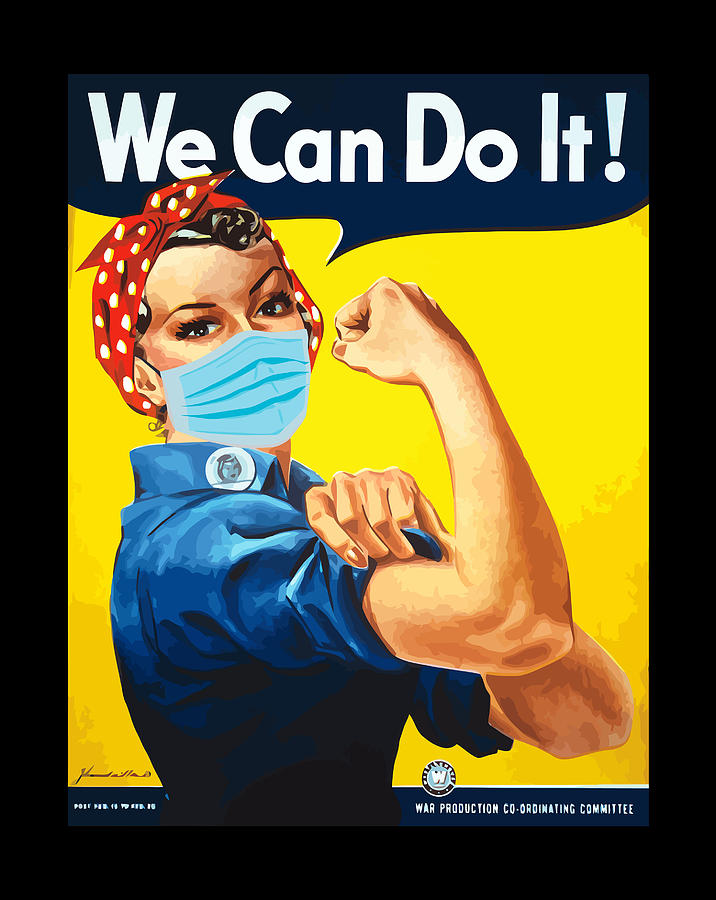 rosie-the-riveter-face-we-can-do-it-face-mask-edition-digital-art-by