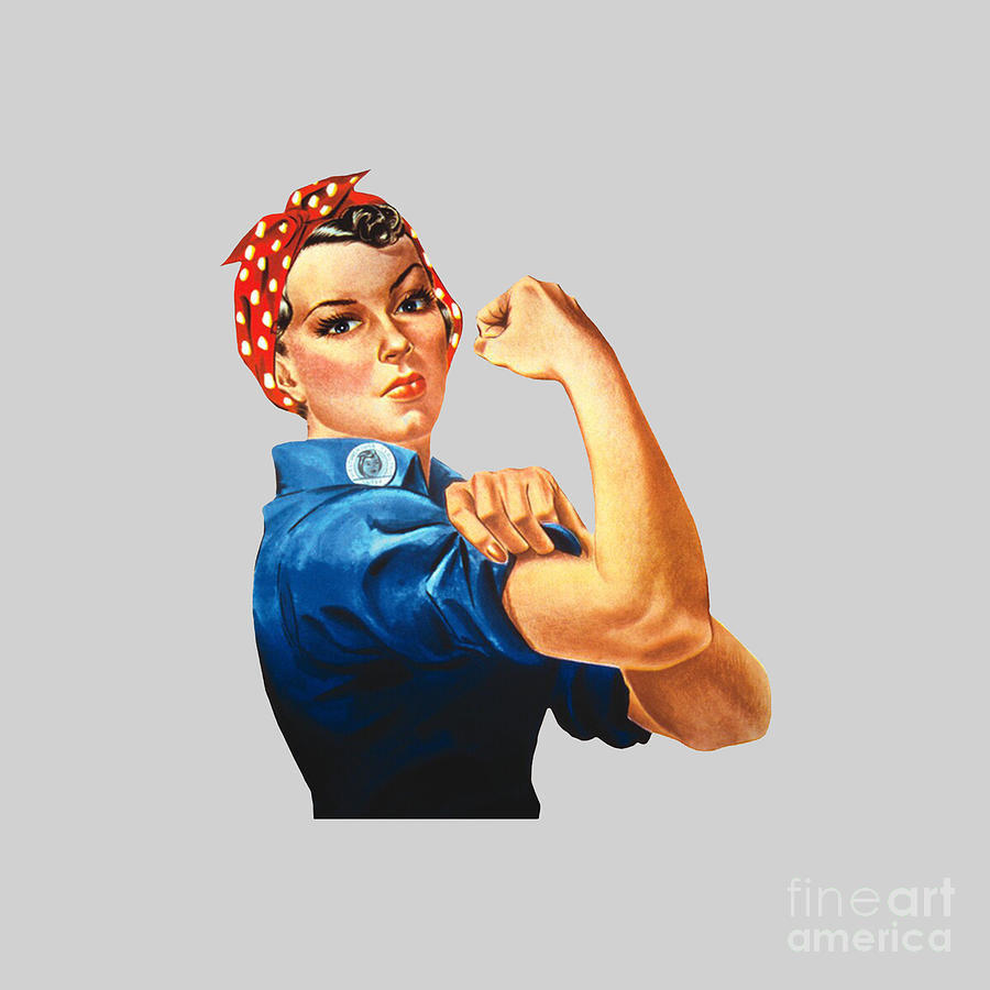 Rosie the Riveter Drawing by Kariman Wahyudin