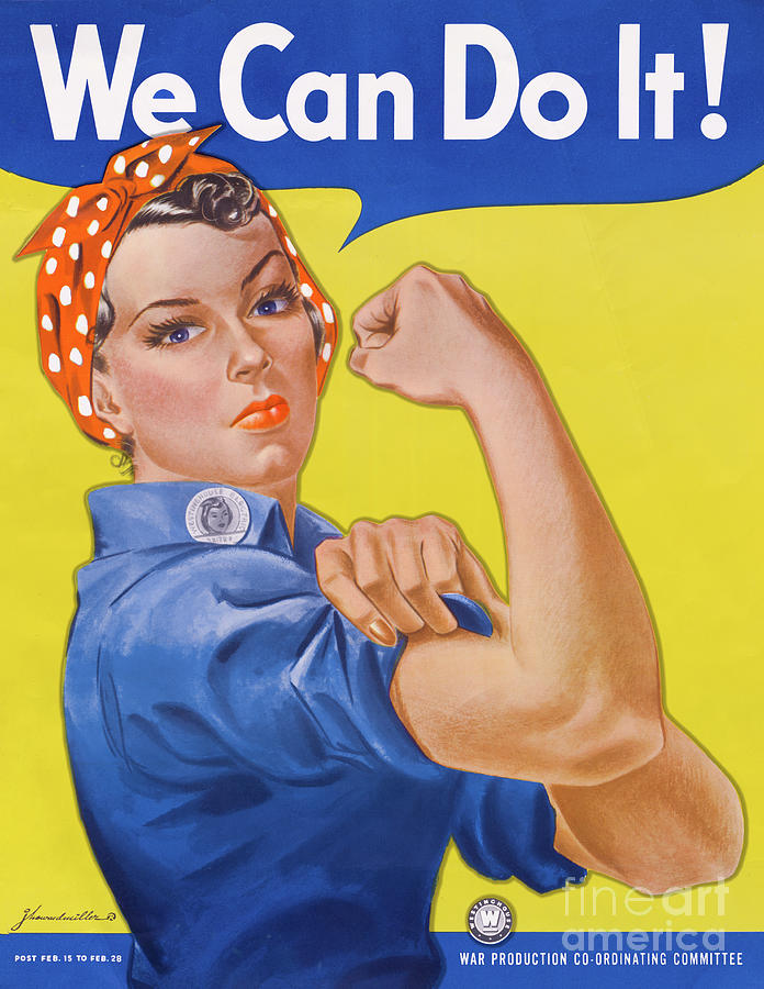 Rosie The Riveter Poster Photograph by Carlos Diaz