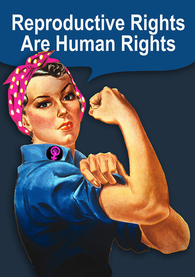 Rosie Womens Rights Pro ChoiceReproductive Rights Human Painting by Tony Rubino
