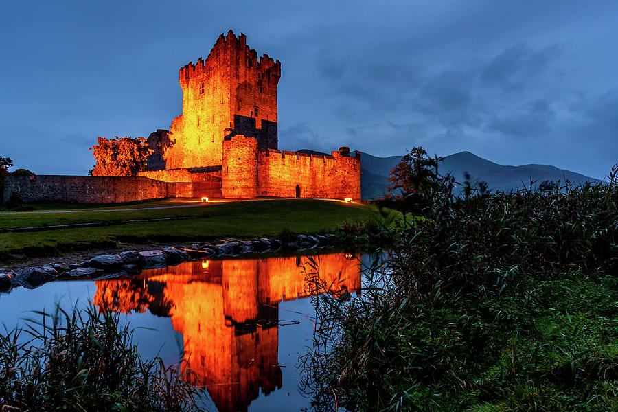 Ross Castle At Twilight In Killarney Ireland Photograph by Pierre Leclerc Photography