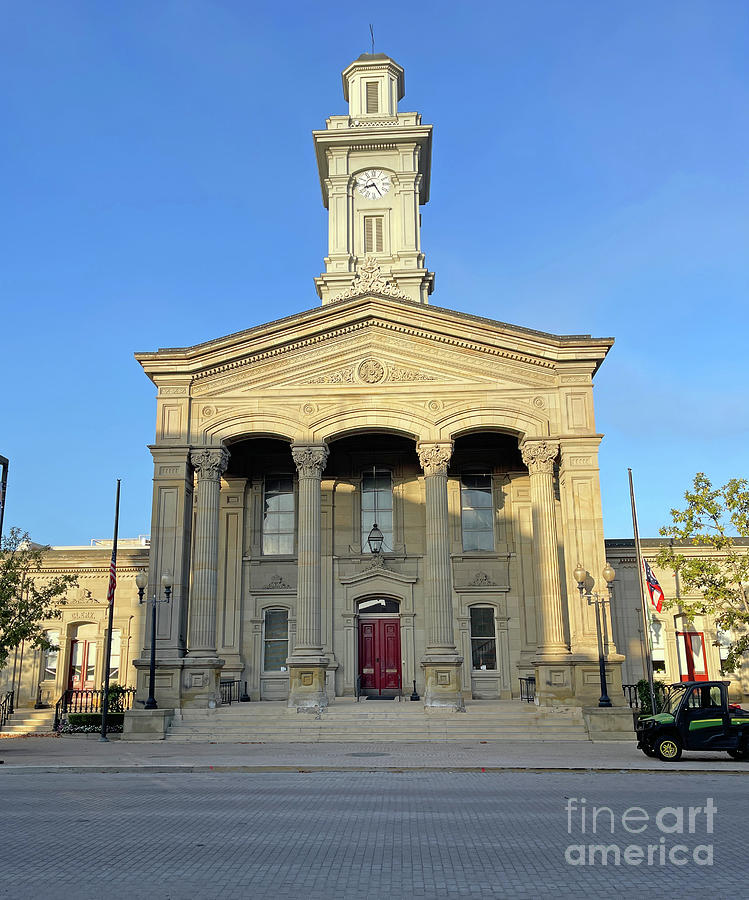 Ross County Courthouse in Chillicothe Ohio 1535 Photograph by Jack Schultz