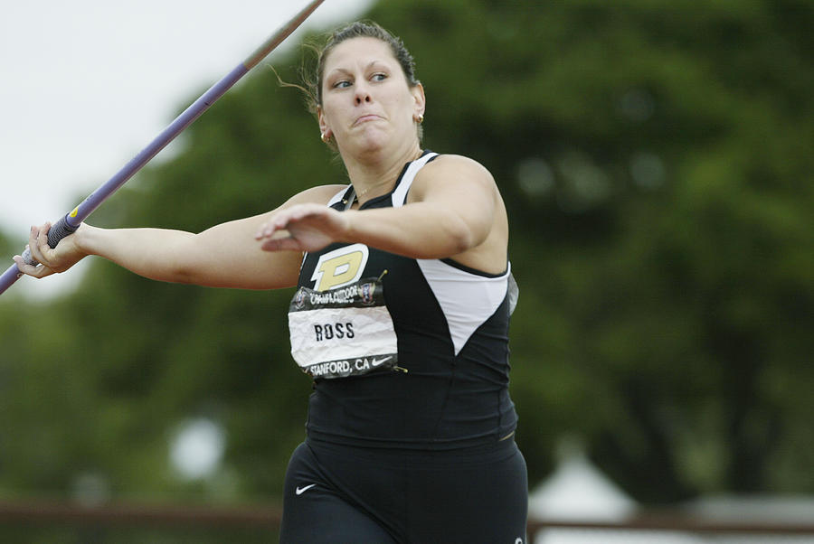 Ross javelin throw Photograph by Mike Powell