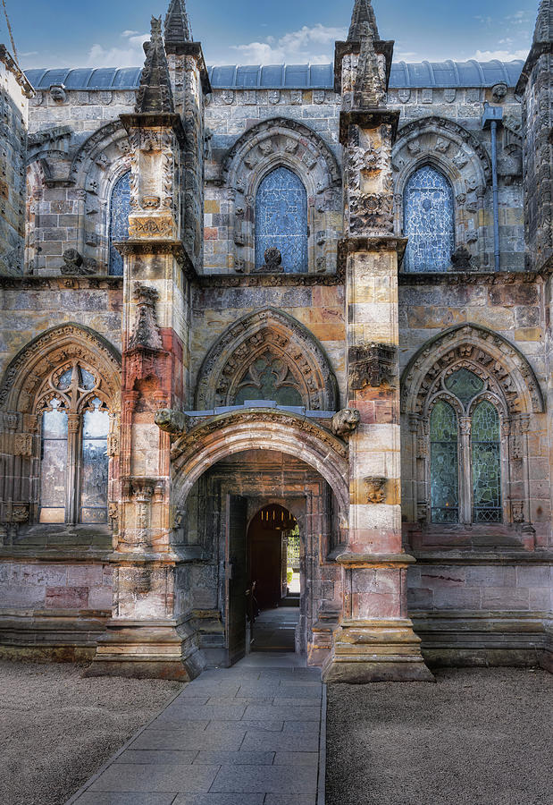 Rosslyn Chapel Entrance Photograph by Micah Offman