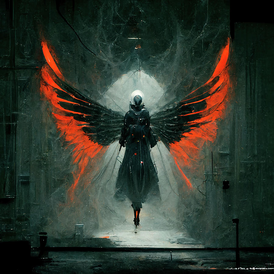 Rostiello, The Dark Angel Digital Art by Ivan Mlynek | Fine Art America