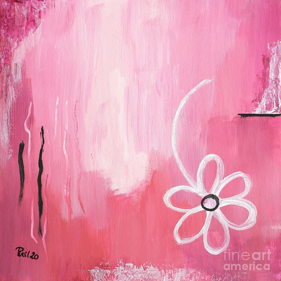 Rosy Garden Painting by Jutta Maria Pusl
