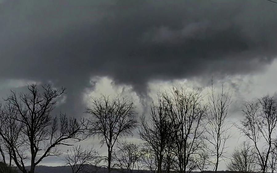 Rotating Storm Near Percy Priest Lake 1/1/22 Photograph by Ally White