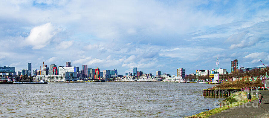 Rotterdam on the Maas-river Photograph by Casper Cammeraat