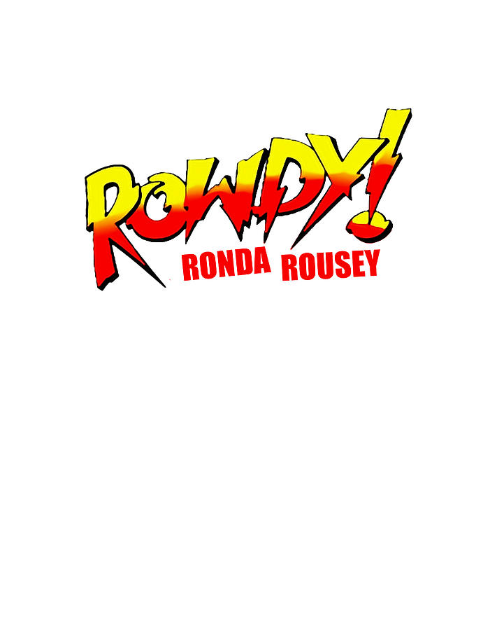 WWE Rowdy Ronda Rousey Logo T-Shirt, hoodie, sweater and long sleeve
