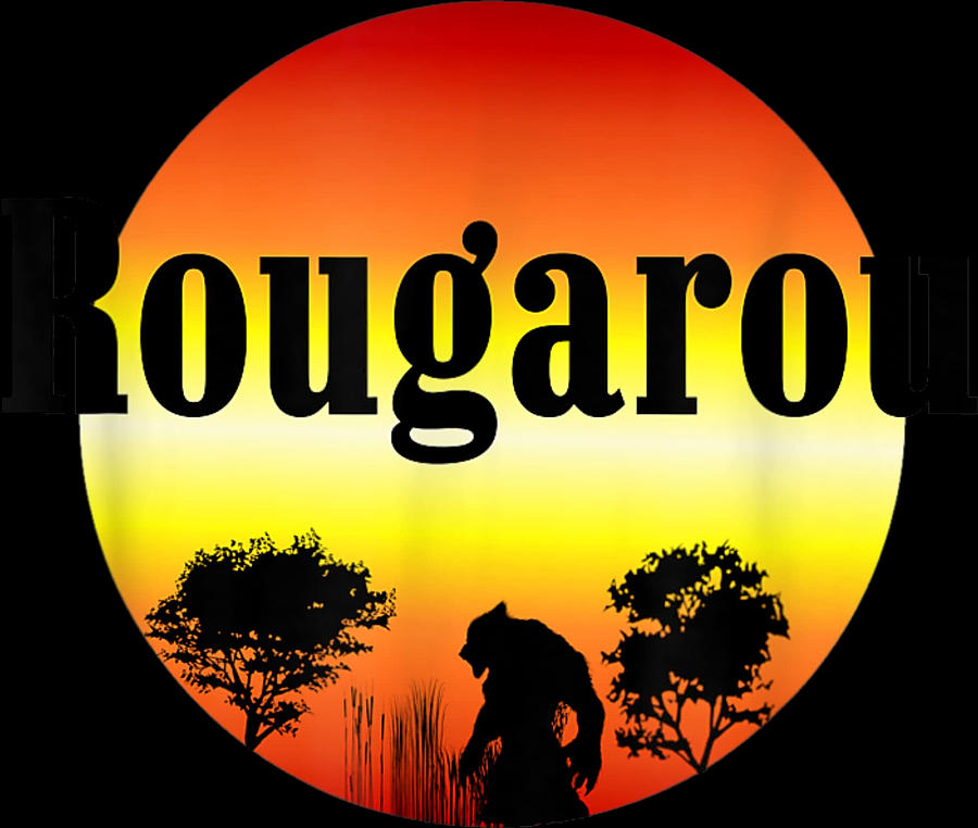 Rougarou Louisiana Landscape Swamp Monster Werewolf Tee Digital Art by ...