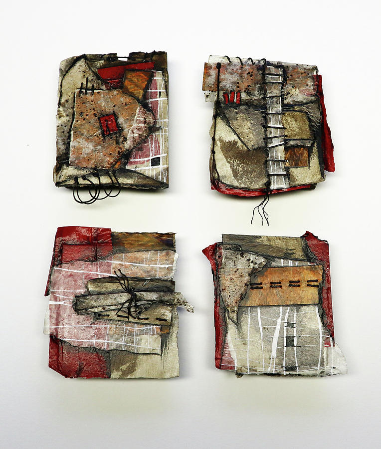 Collage Artwork Mixed Media - Rough As Paper by Laura Lein-Svencner Collage Artwork Mixed Media - Rough As Paper by Laura Lein-Svencner