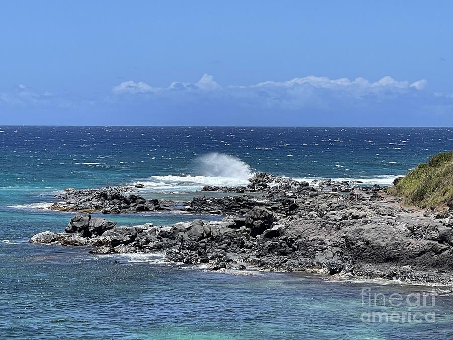Rough Ocean Seas Off The Coast of Maui Photograph by Barbra Telfer