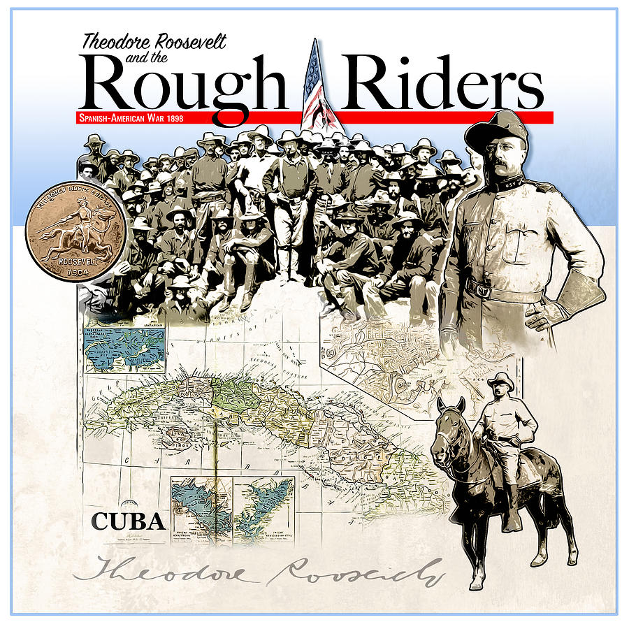 Rough Riders Mixed Media by Greg Joens