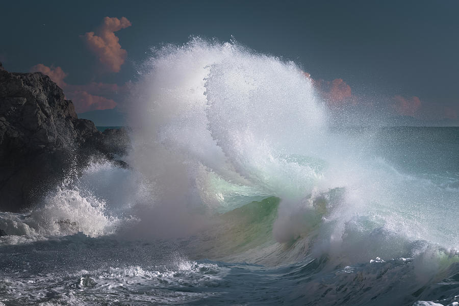 Rough sea 2 Dramatic Seascape Photograph by Giovanni Allievi