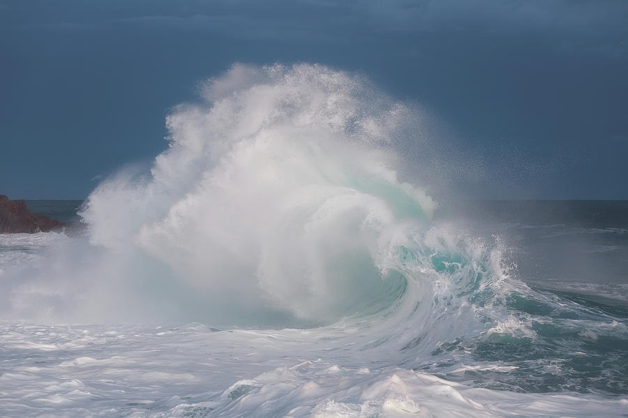 Rough sea 44 - Gift for coastal home Photograph by Giovanni Allievi