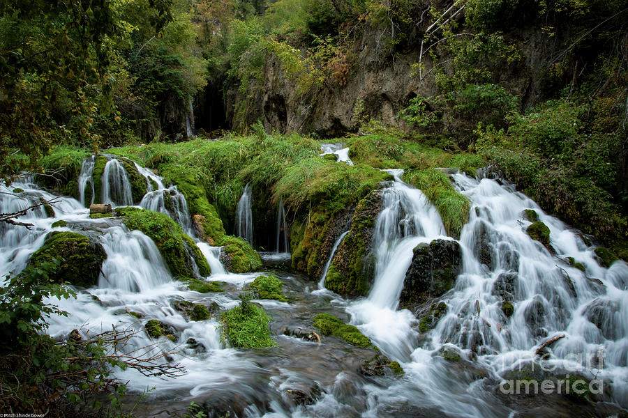 Roughlock Falls Photograph by Mitch Shindelbower - Fine Art America