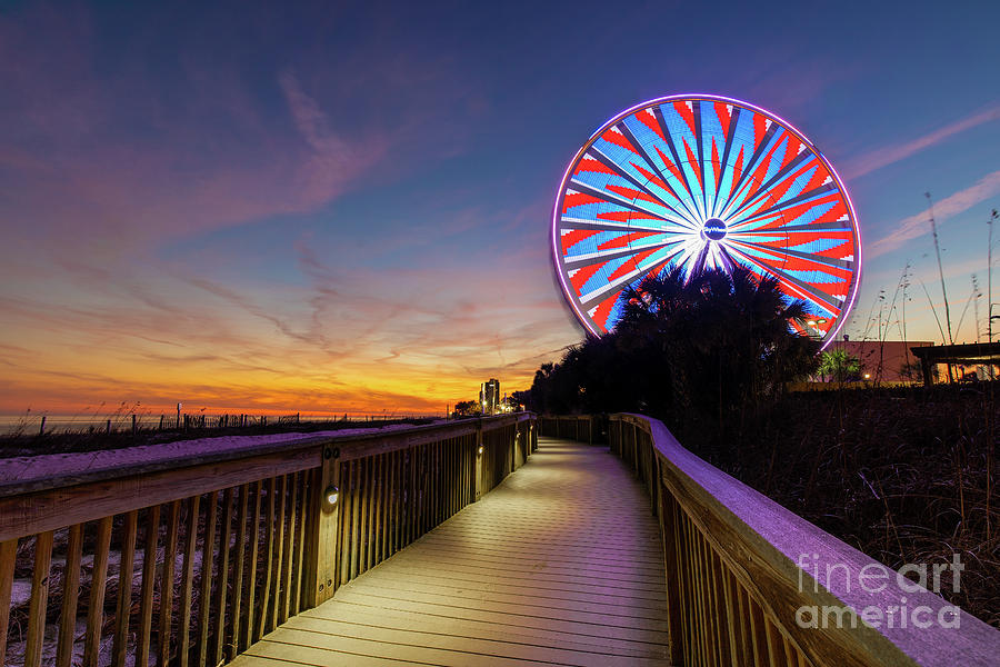 Sunset Photograph - Round and Round by Matthew Trudeau