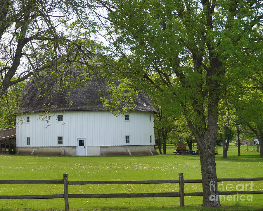 Round Barn Photograph by Kathy M Krause
