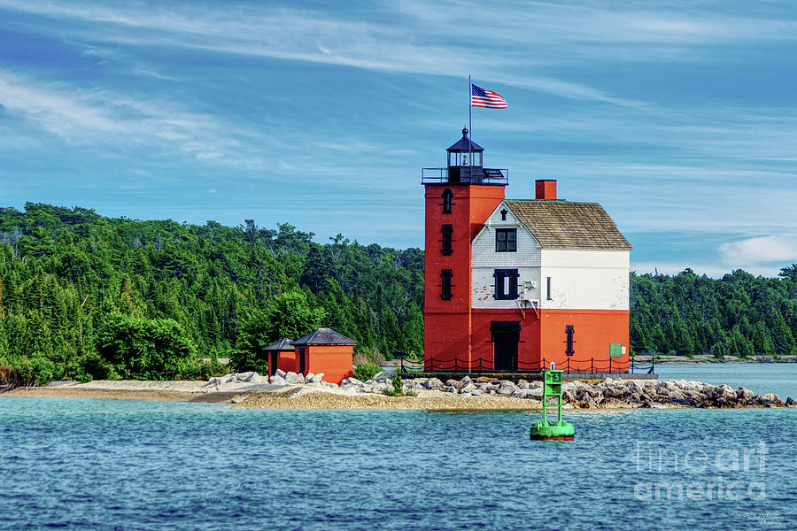 Round Island Lighthouse Photograph by Jennifer White