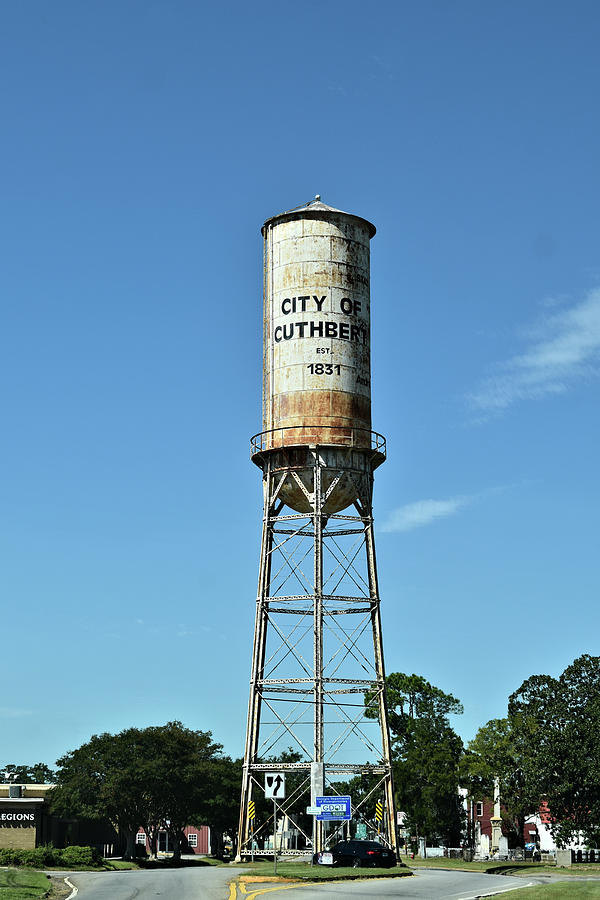 Roundabout Water Tower Photograph by Kathy K McClellan