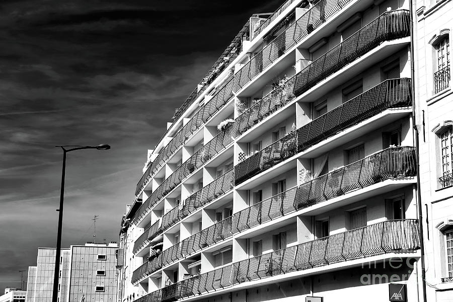 Rounded in Marseille Infrared Photograph by John Rizzuto