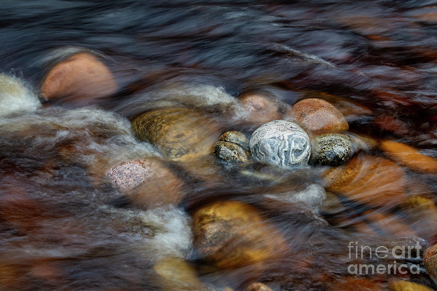 Rounded Rocks on the Findhorn River Photograph by Tim Gainey