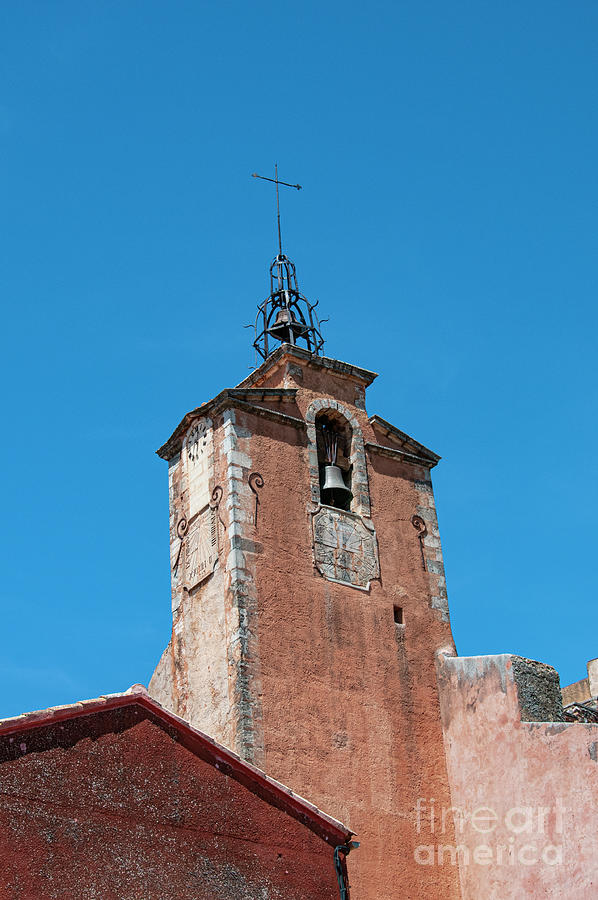Roussillon Bell Tower Three Photograph by Bob Phillips