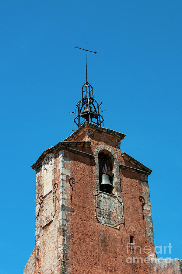 Roussillon Bell Tower Two Photograph by Bob Phillips