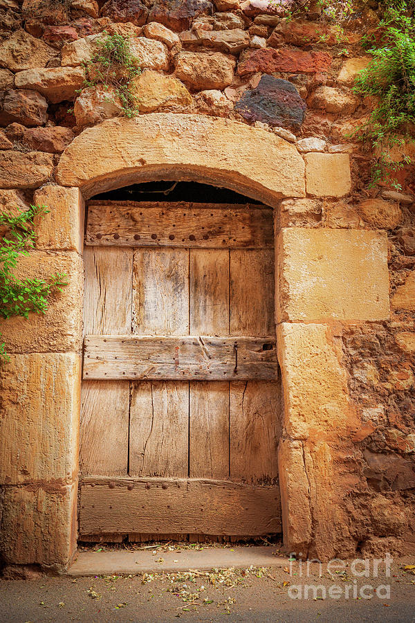 Roussillon Door Photograph by Inge Johnsson