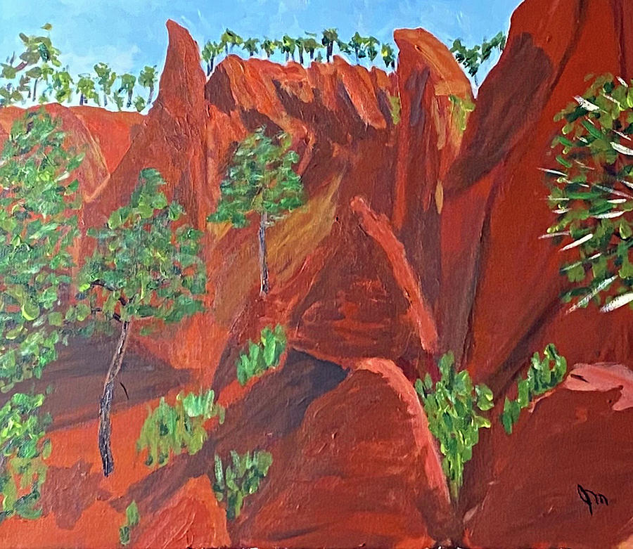 Roussillon Hills Painting by John Macarthur