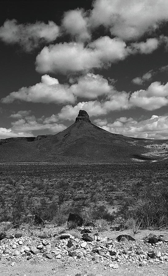 Route 66 - Arizona Mountain 2007 BW Photograph by Frank Romeo