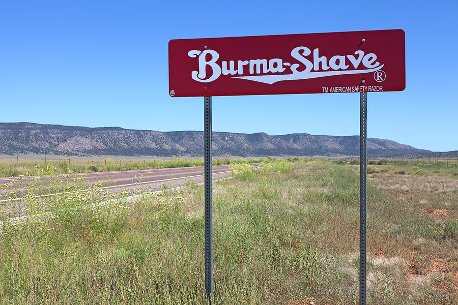 Route 66 Burma Shave Photograph by Rick Pisio
