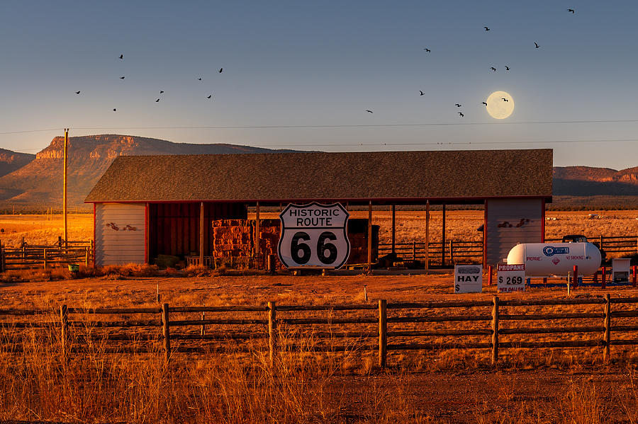 Route 66 Hay Barn Photograph by Frank Lee