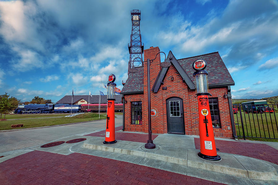 Route 66 Historical Village Photograph by Andy Crawford