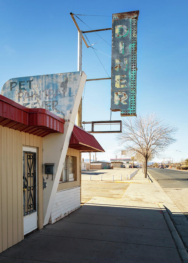 Route 66 - Hollywood Diner - Grants NM Photograph by Susan Rissi Tregoning
