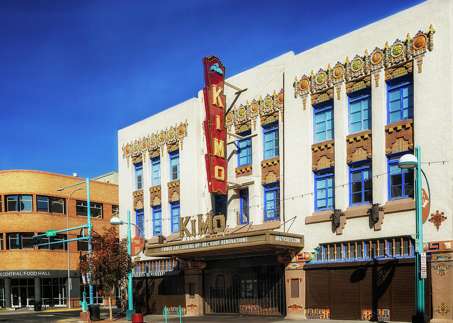Route 66 - KiMo Theatre - Albuquerque Photograph by Susan Rissi Tregoning