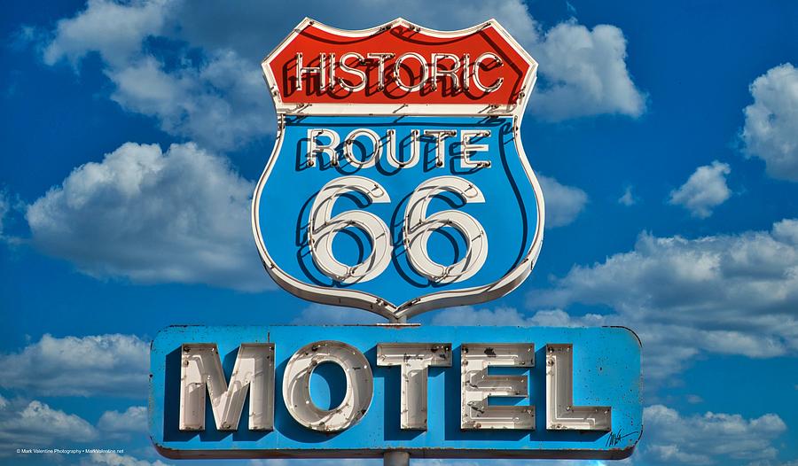 Route 66 Motel Arizona Photograph by Mark Valentine