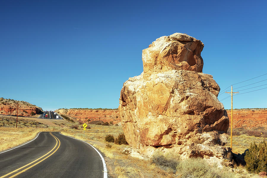 Route 66 - Owl Rock Photograph by Susan Rissi Tregoning