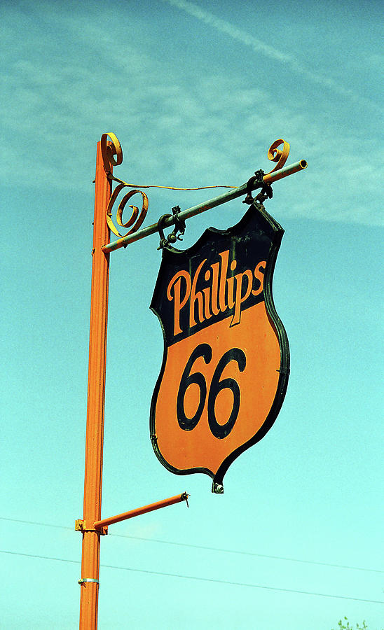 Route 66 - Phillips 66 Gas Station 2007 Photograph by Frank Romeo - Pixels