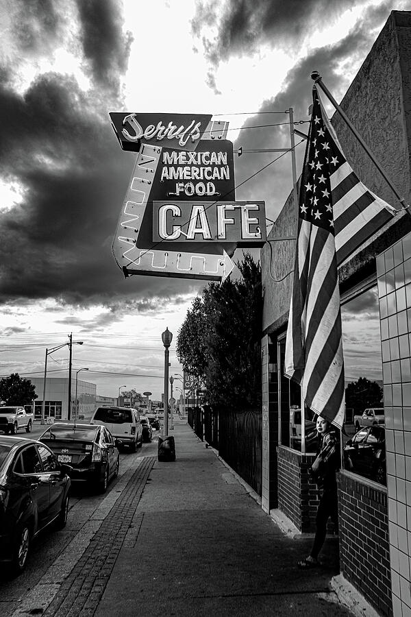 Route 66 Roadtrip - Jerry's Cafe, Gallup New Mexico - Black and White ...