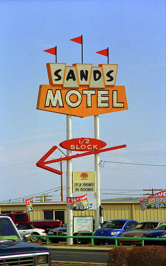 Route 66 - Sands Motel 2007 Photograph by Frank Romeo