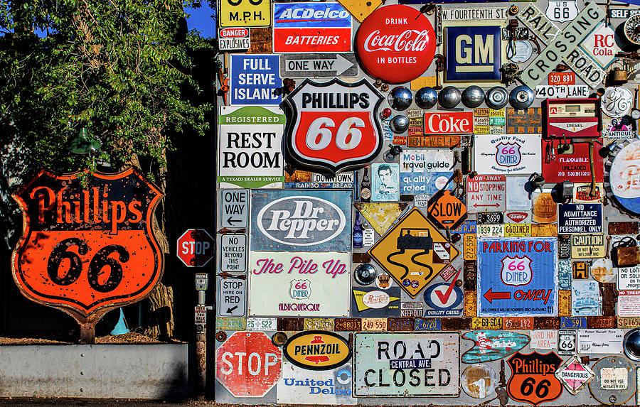 Route 66 Sign Collection Photograph by Mark Chandler - Fine Art America