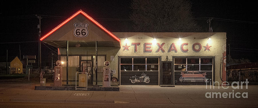 Route 66 Texaco  Photograph by Imagery by Charly