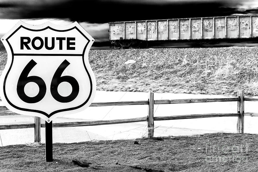 Route 66 Train in Flagstaff Photograph by John Rizzuto