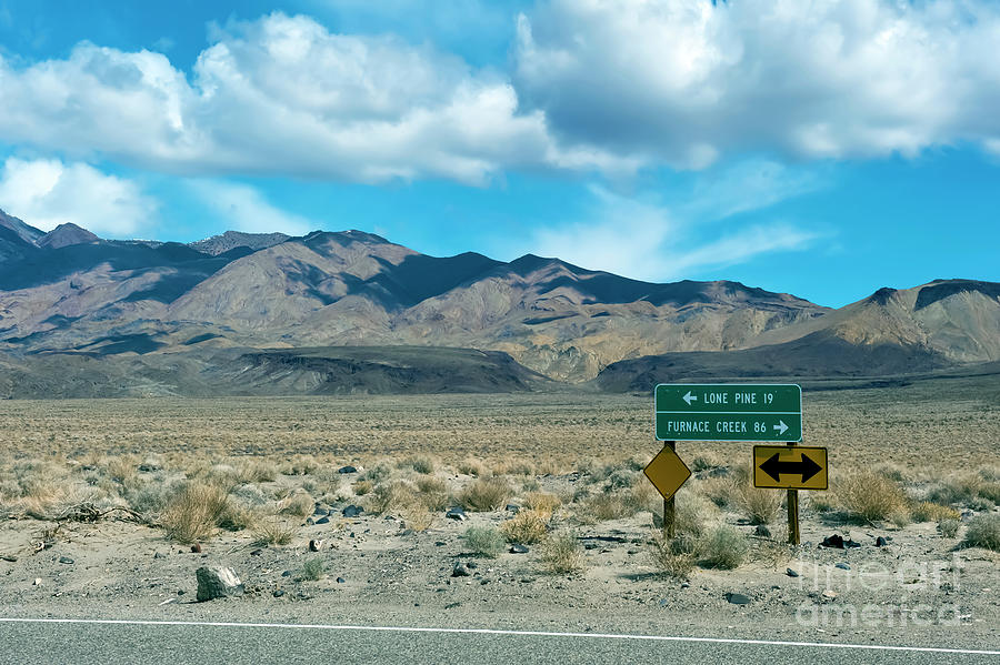 Route To Death Valley  Photograph by David Zanzinger
