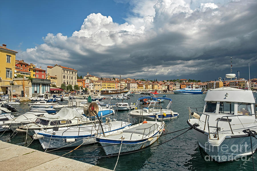 City Photograph - Rovinj Harbour, Croatia by Arterra Picture Library