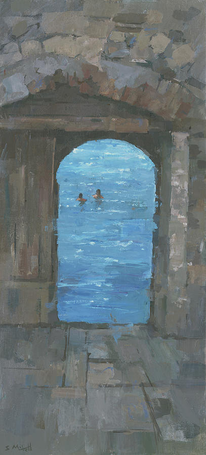 Rovinj Swimmers Painting