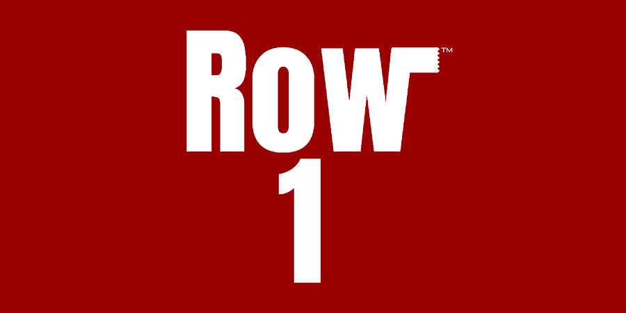 Row 1 Logo  Mixed Media by Row One Brand