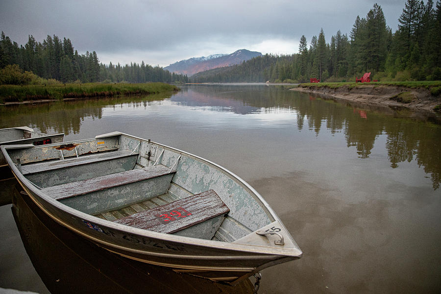 Row Boat At Hume Lake Photograph